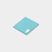 Post-it® Ghost Post Notes Bleues (Incliné)