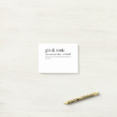 Post-it® Gin et Tonique (Sur un bureau)