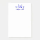 Post-it® Gingembre Personnalisé Jar Grand Post It Note Pad (Devant)