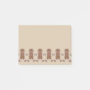 Post-it® Gingerbread Boys Post It Notes