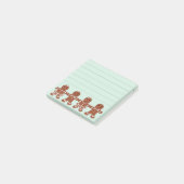 Post-it® Gingerbread Girls Boys Post It Notes (Incliné)