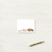 Post-it® Gingersnap Gingersnap Biscuit Ginger Nut cookies (Sur un bureau)
