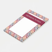 Post-it® Gingham d'automne (Incliné)