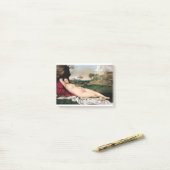 Post-it® Giorgione Sleeping Venus (1508) célèbre peinture (Sur un bureau)