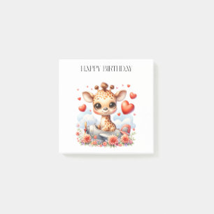 Post-it® Girafe Avion Anniversaire