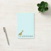 Post-it® Girafe grande et fière (Bureau)