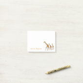 Post-it® Girafe Monogramme (Sur un bureau)