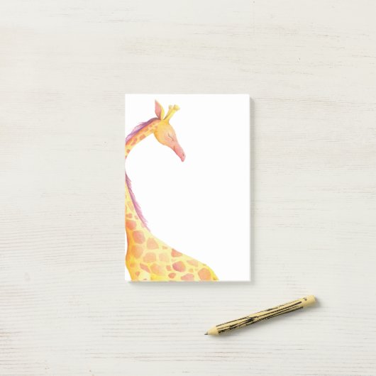 Post-it® Giraffe (Sur un bureau)