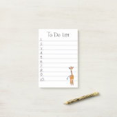 Post-it® Giraffe (Sur un bureau)