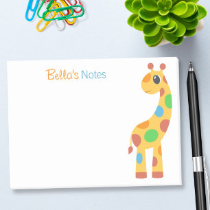 Post-it® Giraffe de dessin coloré
