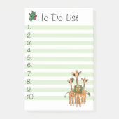 Post-it® Giraffe de vacances (Devant)