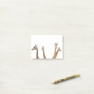 Post-it® Giraffe Fun Photo - La maison de quatre Giraffe