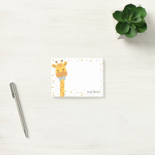 Post-it® Giraffe, illustration animale (Bureau)