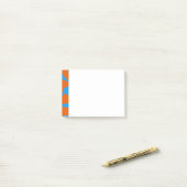 Post-it® Giraffe Imprimer Cyan orange (Sur un bureau)