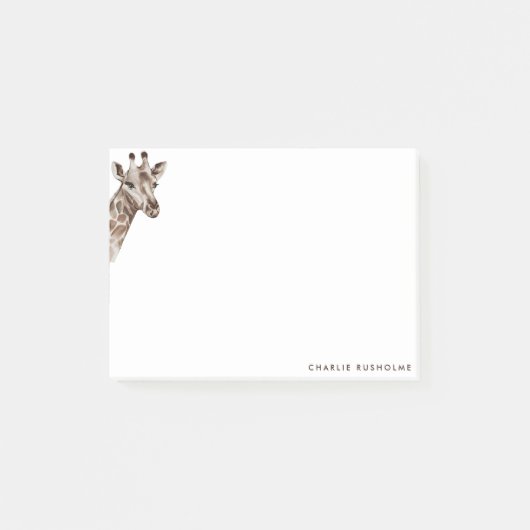 Post-it® Giraffe moderne simple personnalisée (Devant)