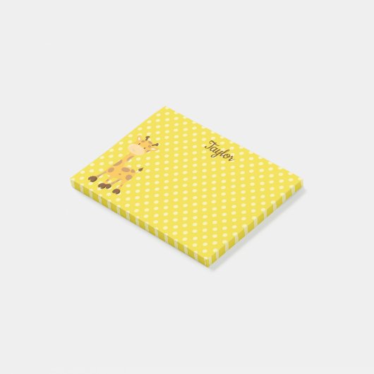 Post-it® Giraffe Polka Dot (Incliné)