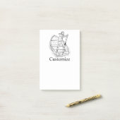 Post-it® Girl Power Sculling Boat Thunder_Cove (Sur un bureau)