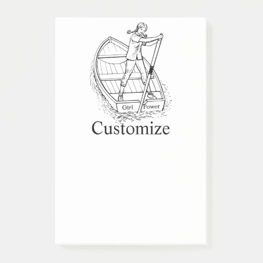 Post-it® Girl Power Sculling Boat Thunder_Cove (Devant)