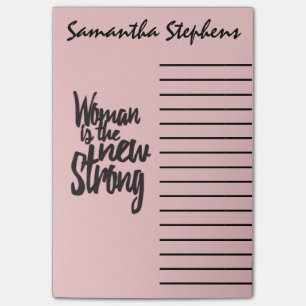 Post-it® Girl Power Woman est la nouvelle force en rose noi
