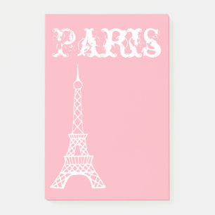 Post-it® Girl's Pink Paris Post It Notes Cadeau