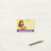 Post-it® Girly Shopping Design Post (Sur un bureau)