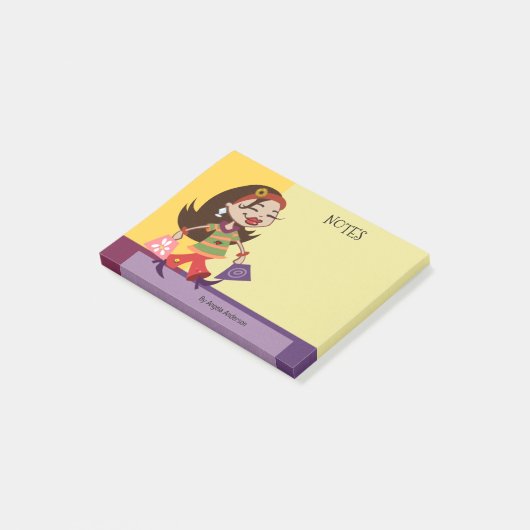 Post-it® Girly Shopping Design Post (Incliné)