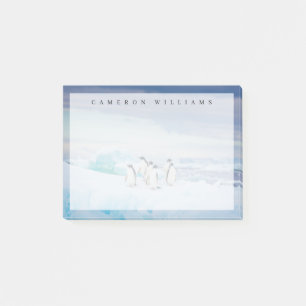 Post-it® Glace et neige Adelie Penguins Antarctique