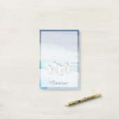 Post-it® Glace et neige | Adelie Penguins Antarctique (Sur un bureau)