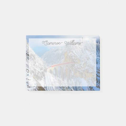 Post-it® Glace et neige | Express Bernina, Suisse (Devant)