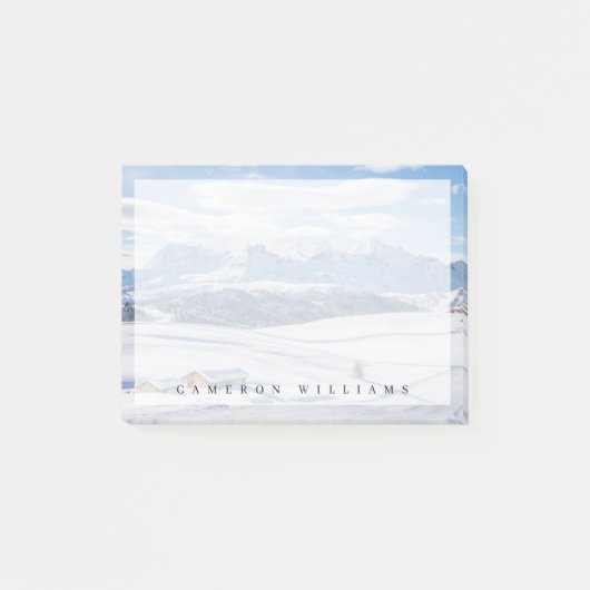 Post-it® Glace et neige | Snowscape Alpes européennes, Ital (Devant)