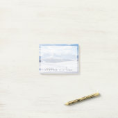 Post-it® Glace et neige | Snowscape Alpes européennes, Ital (Sur un bureau)