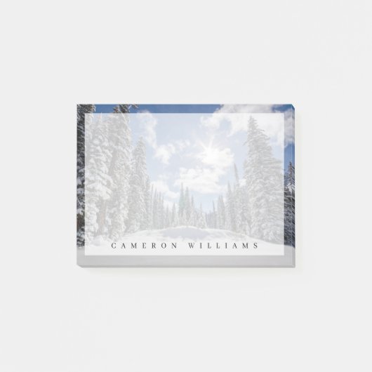 Post-it® Glace et neige | Sunrise Winter Snow Alberta, Cana (Devant)