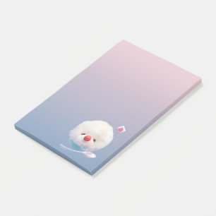 Post-it® Glace raclée chiot : Dessert d'été au Bichon souri