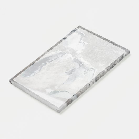 Post-it® Glace Sur Les Grands Lacs, États-Unis. (Incliné)