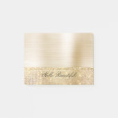 Post-it® Glam Gold Sparkle (Devant)