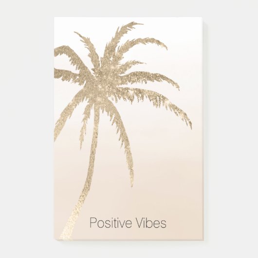 Post-it® Glam Gold Tropical Palm ombre (Devant)