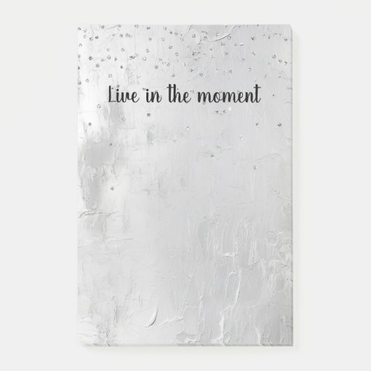 Post-it® Glam Silver Confetti (Devant)