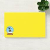 Post-it® Globe des neiges avec chant Blackbird (Bureau)