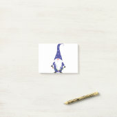 Post-it® gnome bleu (Sur un bureau)