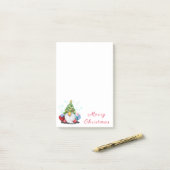 Post-it® Gnome mignonne dans l'arbre de Noël Casquette Post (Sur un bureau)