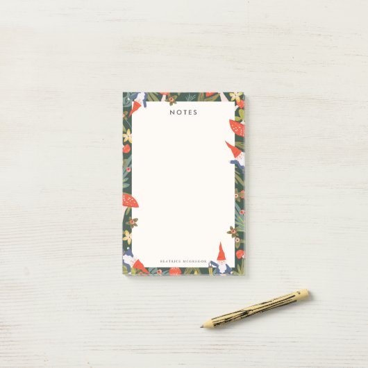 Post-it® Gnomes des bois (Sur un bureau)