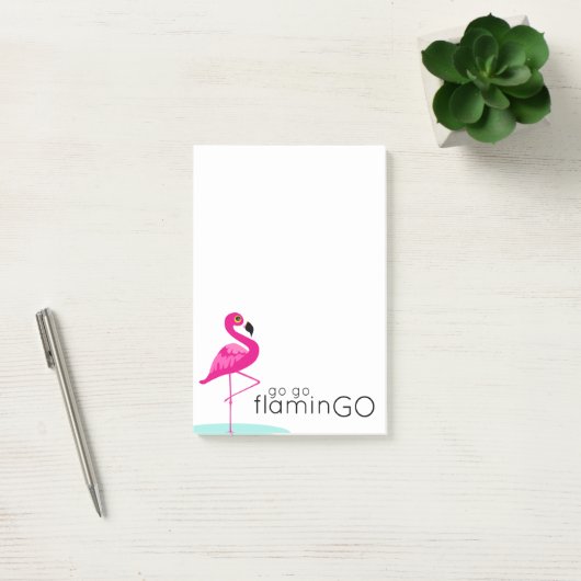 Post-it® Go aller flaminGO rose flamingo post il note (Bureau)