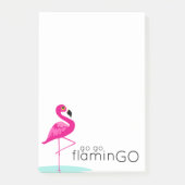 Post-it® Go aller flaminGO rose flamingo post il note (Devant)