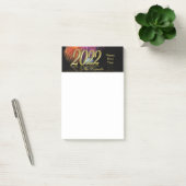 Post-it® Gold Bonne année 2022 Fireworks (Bureau)
