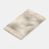Post-it® Gold Champagne Zebra Print (Incliné)