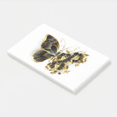 Post-it® Gold flower Butterfly with Black Orchid (Incliné)