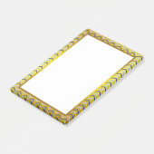 Post-it® Gold Foil Silver Grey Chevron Zigzag Motif (Incliné)