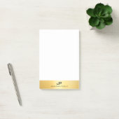 Post-it® Gold Look Elegant Modèle moderne Professionnel (Bureau)