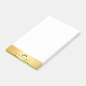 Post-it® Gold Look Elegant Modèle moderne Professionnel (Incliné)