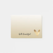 Post-it® Gold Ombre Heart (Devant)
